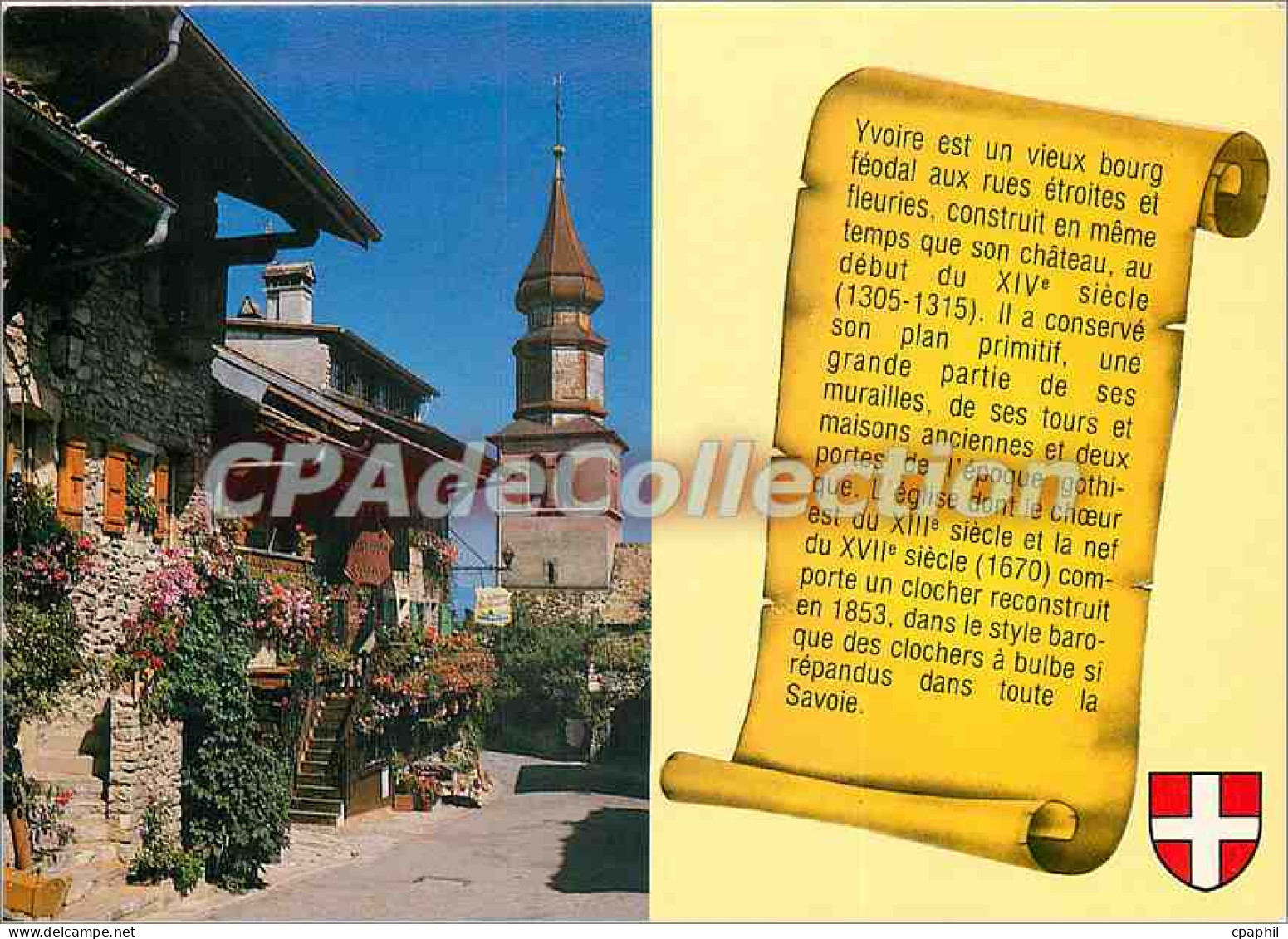 CPSM Yvoire (Haute Savoie) Village mediavale