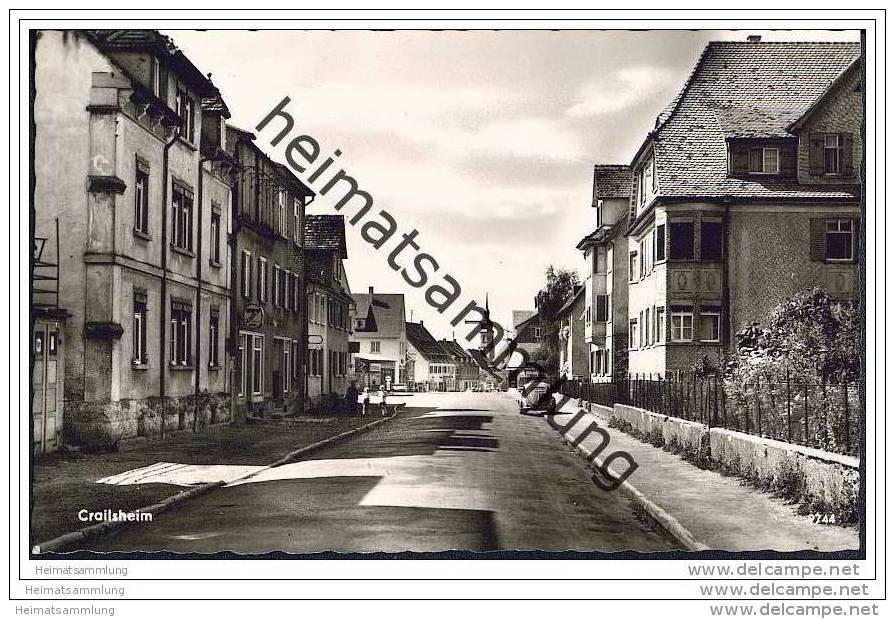 Crailsheim - Strassenansicht - Foto-AK