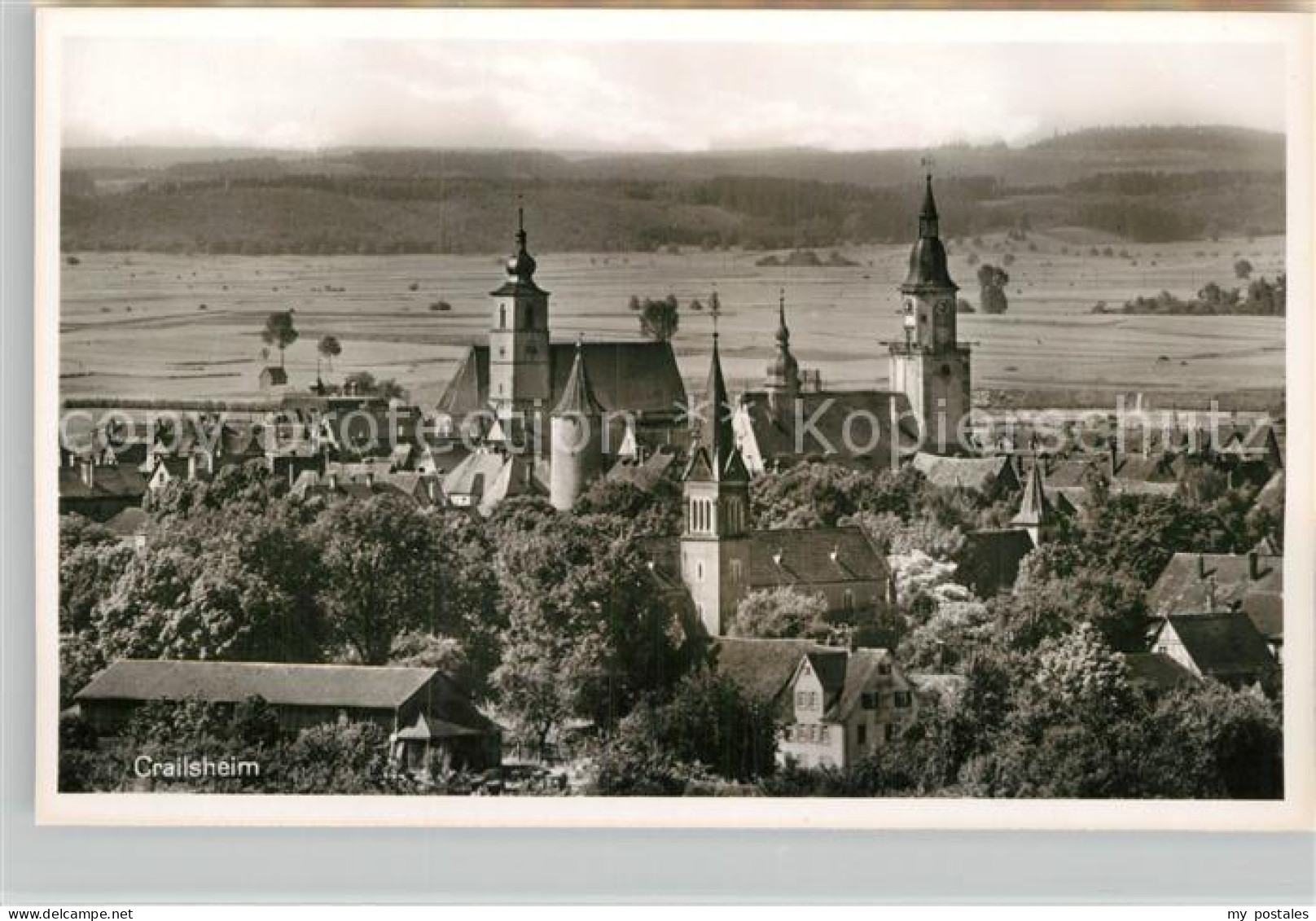 Crailsheim Tuerme der Stadt