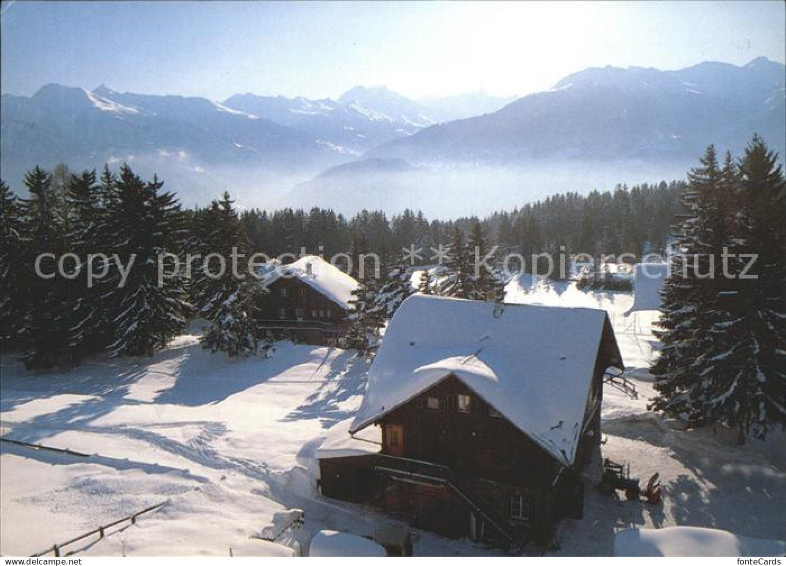 Crans-Montana Dorfmotiv