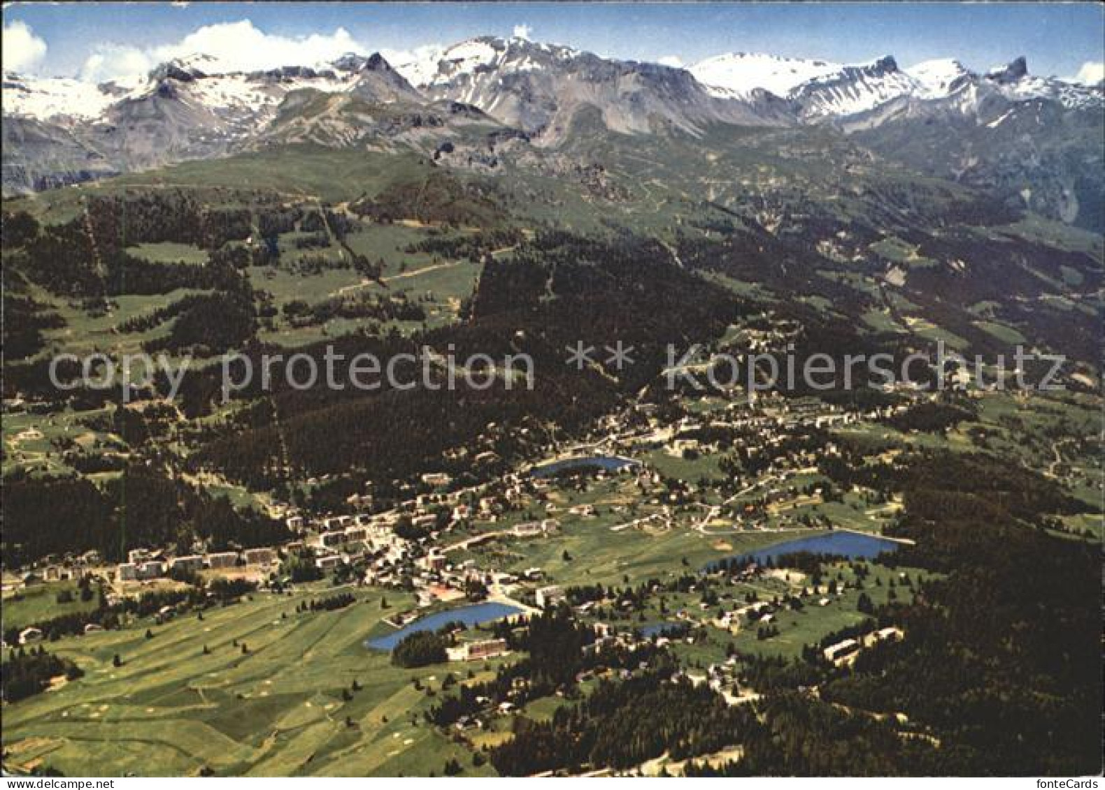 Crans-Montana Fliegeraufnahme