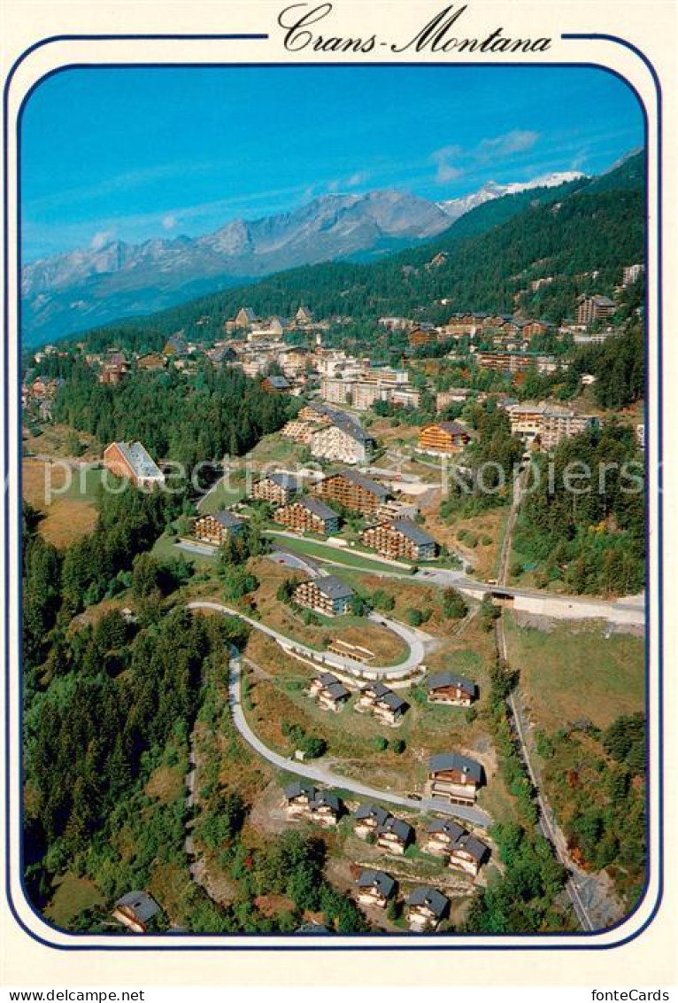 Crans-Montana Fliegeraufnahme