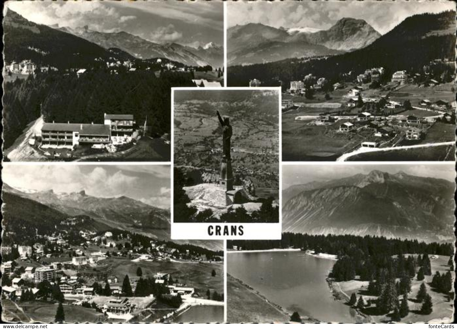 Crans-Montana Luftbild