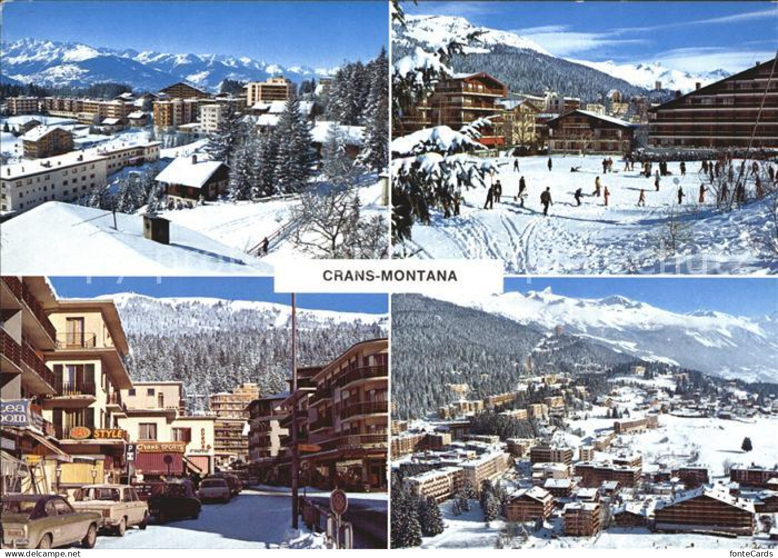 Crans-Montana Teilansichten