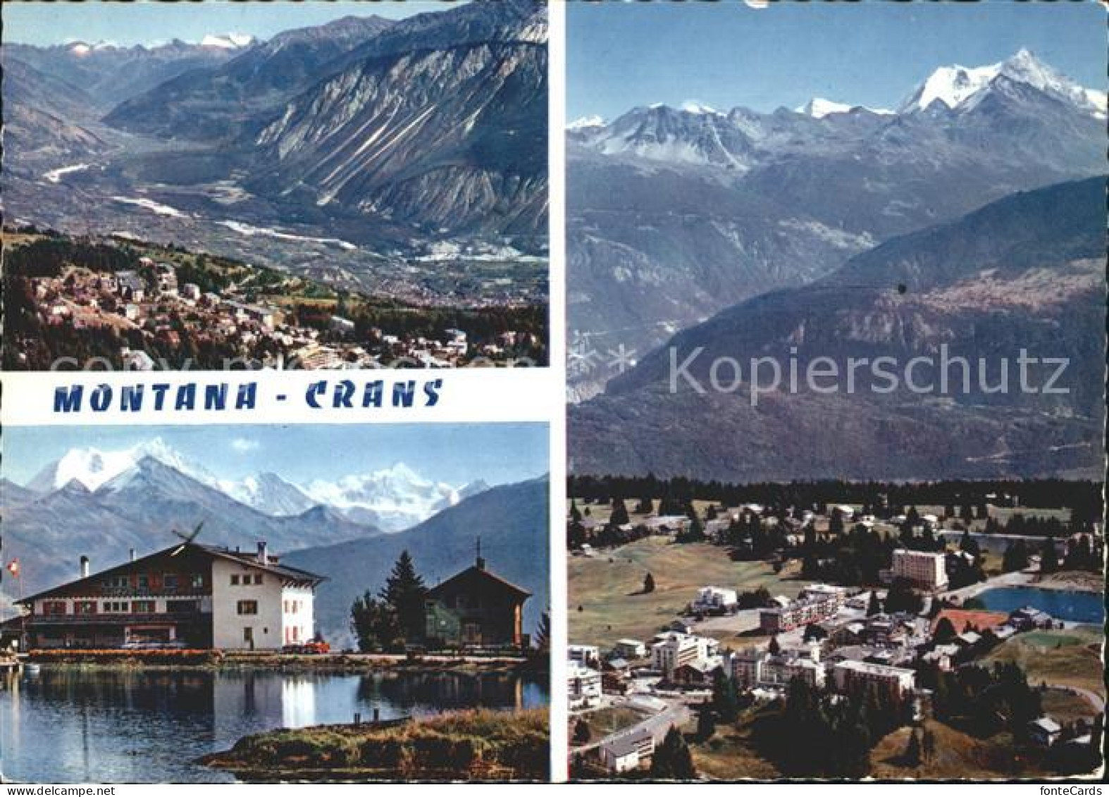 Crans-Montana Village de Crans et le Weisshorn Hotel du Lac