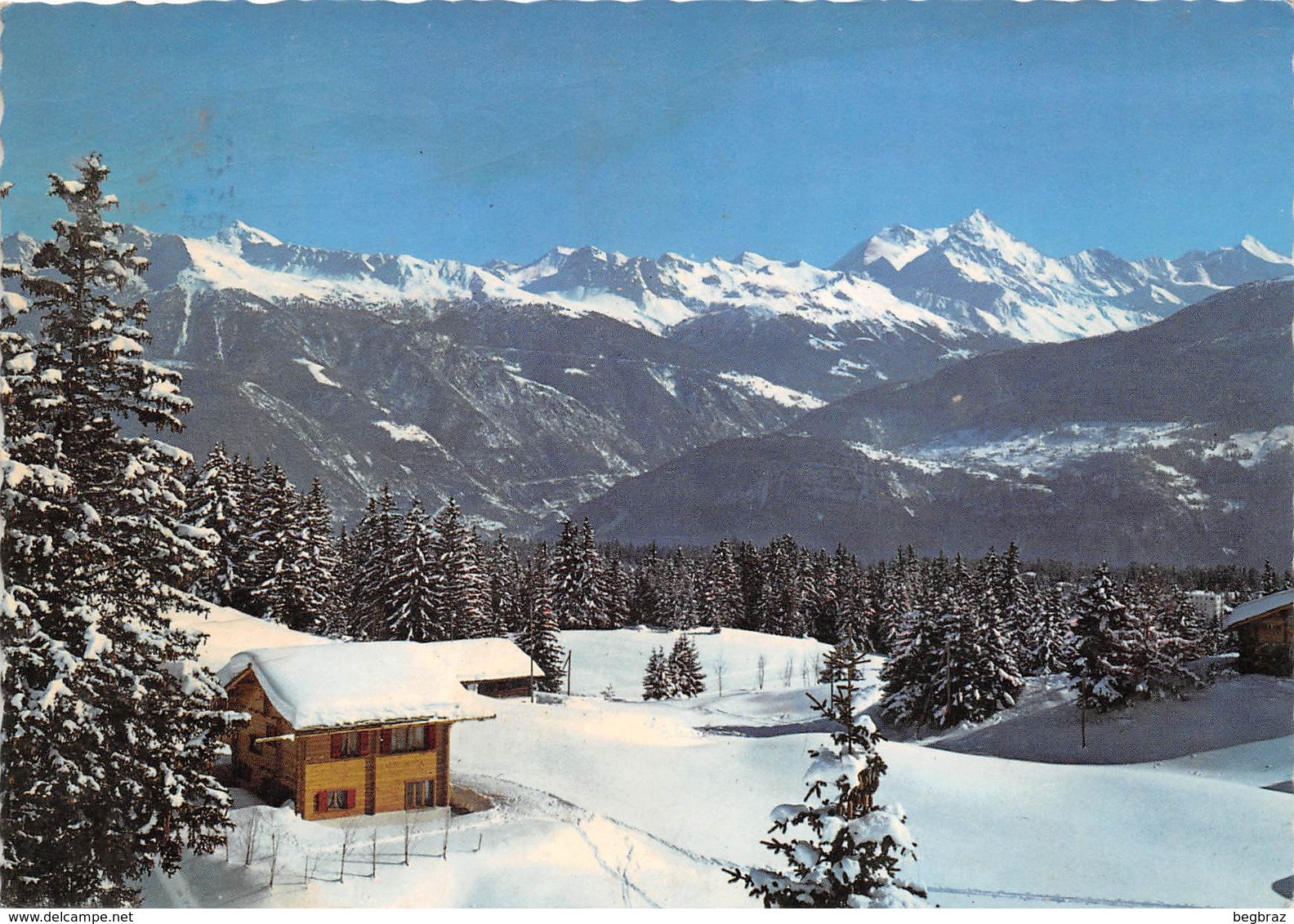 CRANS MONTANA    VUE GENERALE
