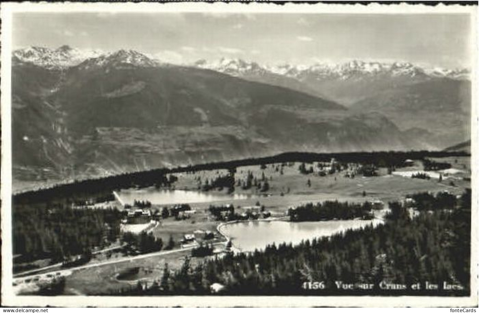 Crans-Montana Vue sur Crans  x 1938