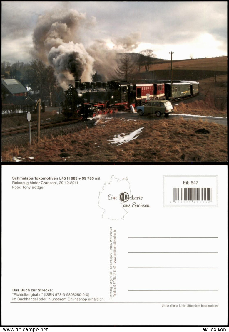 Cranzahl-Sehmatal Schmalspurlokomotiven Dampflokomotive Trabant 1994
