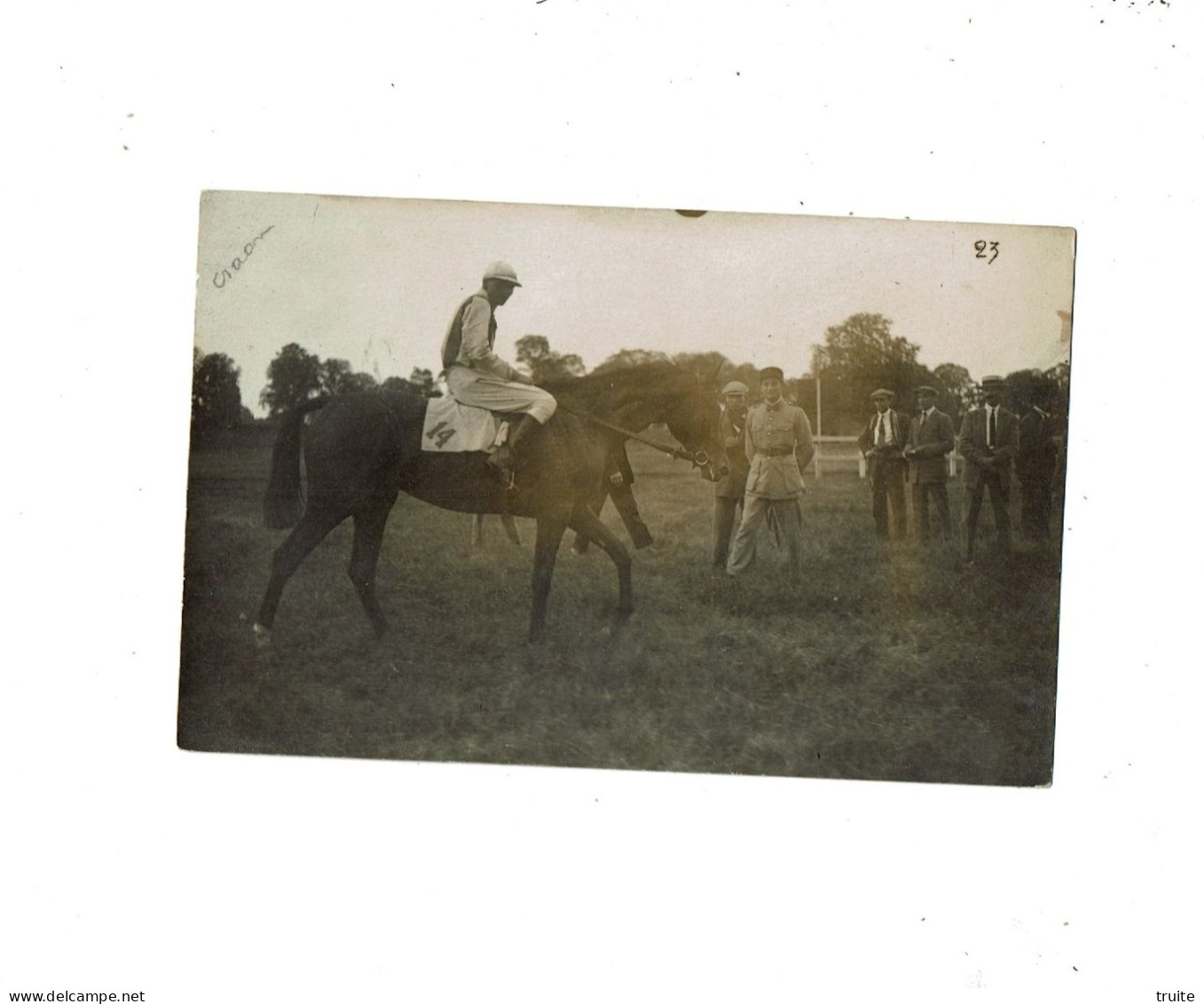 CRAON ? COURSE DE CHEVAUX A L'HIPPODROME ( CARTE PHOTO )