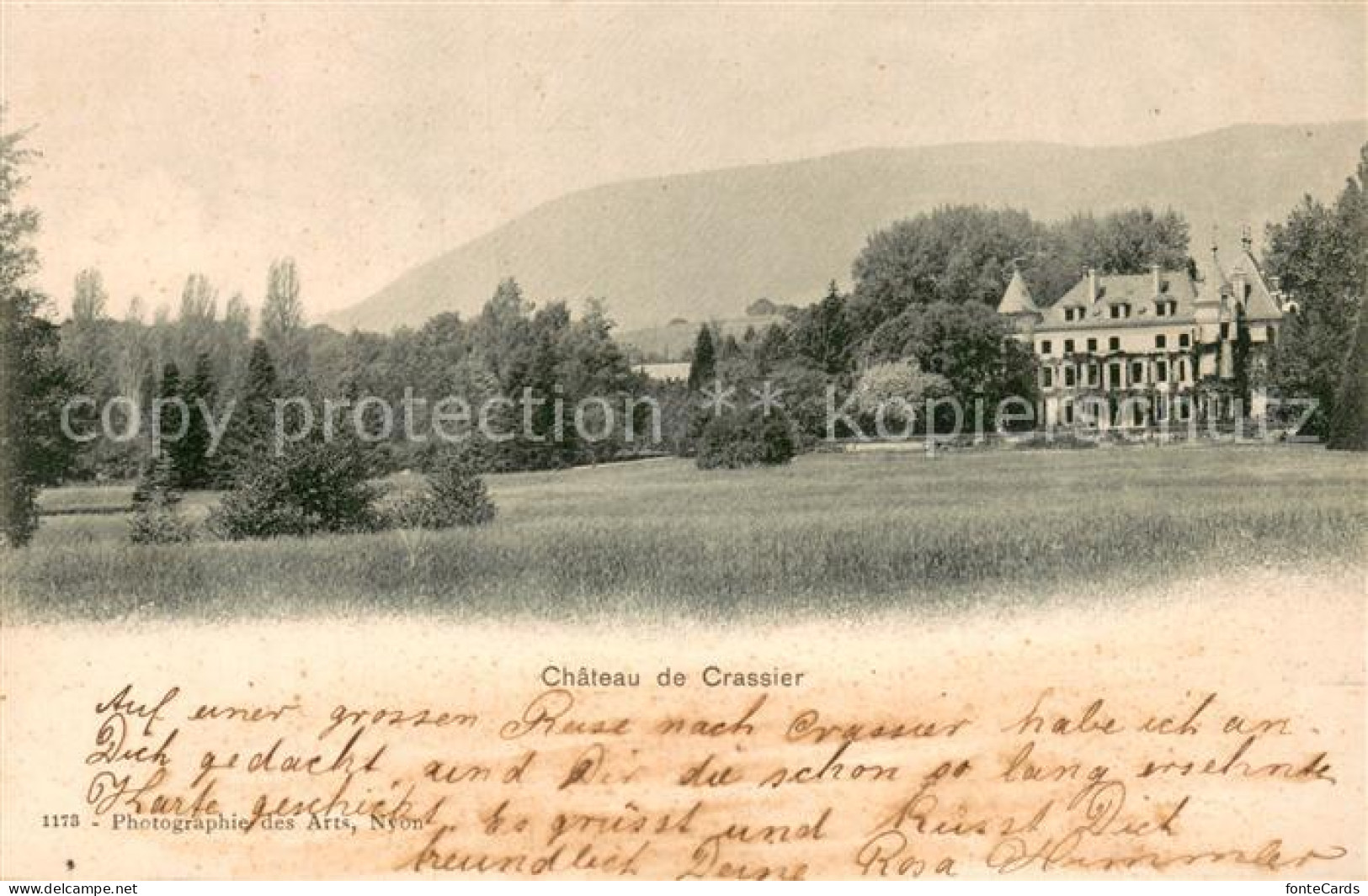 Crassier VD Chateau de Crassier