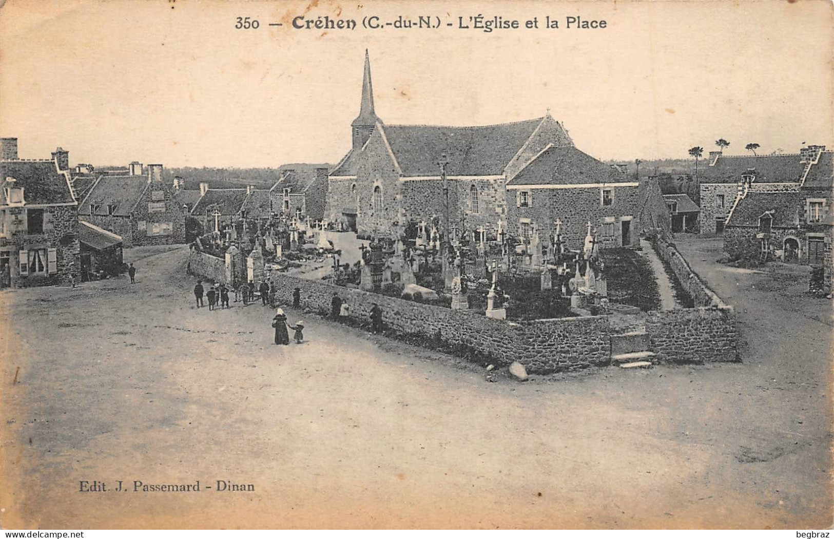 CREHEN     PLACE  EGLISE
