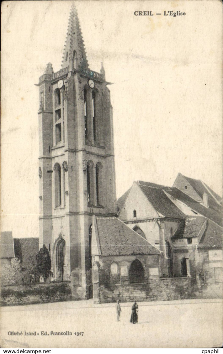 Creil CPA L'eglise