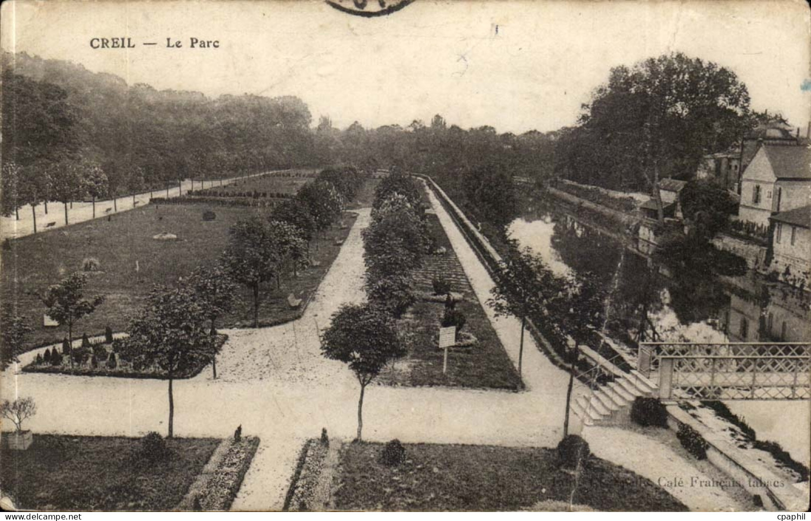 Creil CPA le parc