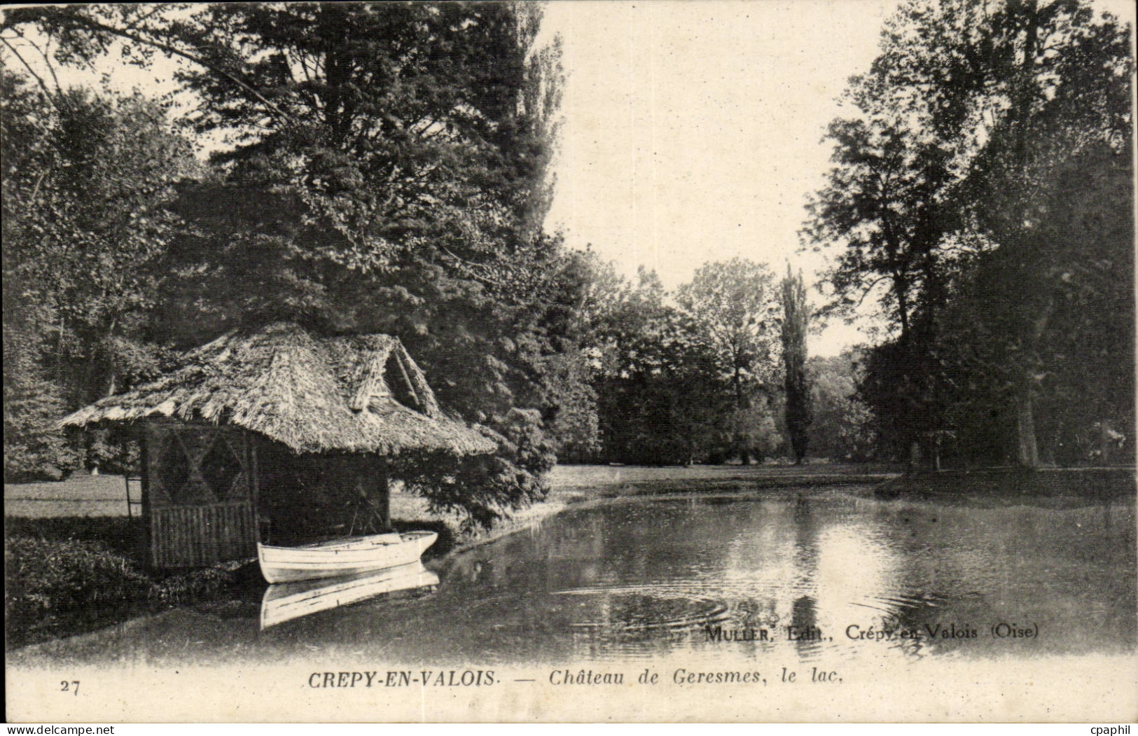 Crepy en Valois CPA Chateau de Geresmes