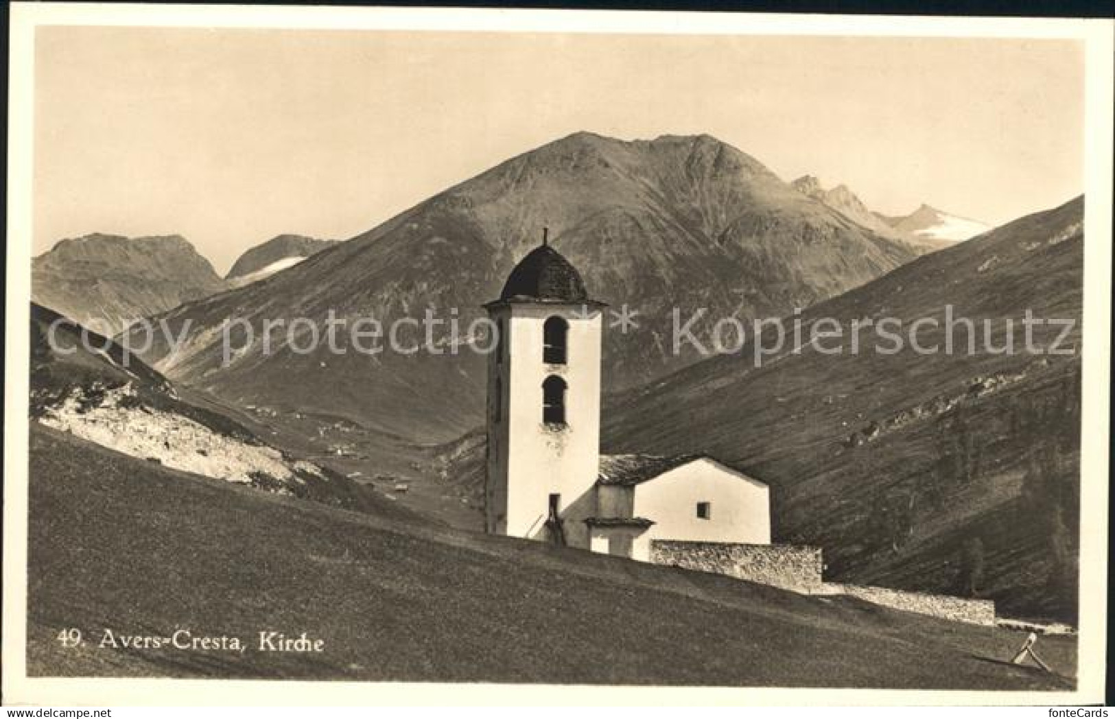 Cresta Avers Kirche