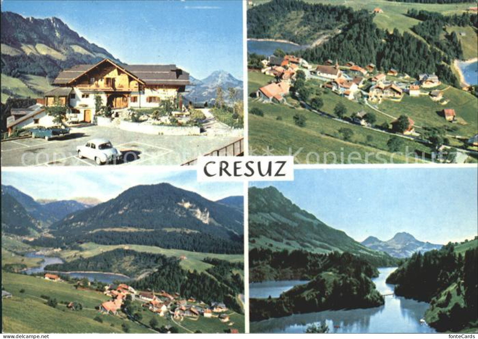 Cresuz Vieux Chalet Vallee de la Jogne Lac de Montsalvens Alpes