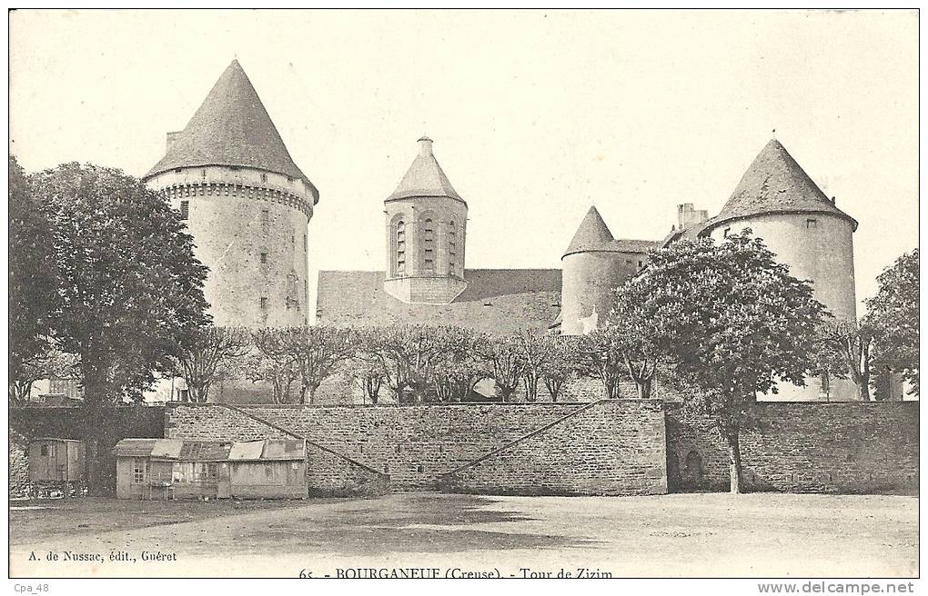 Creuse- Bourganeuf -Tour de Zizim.