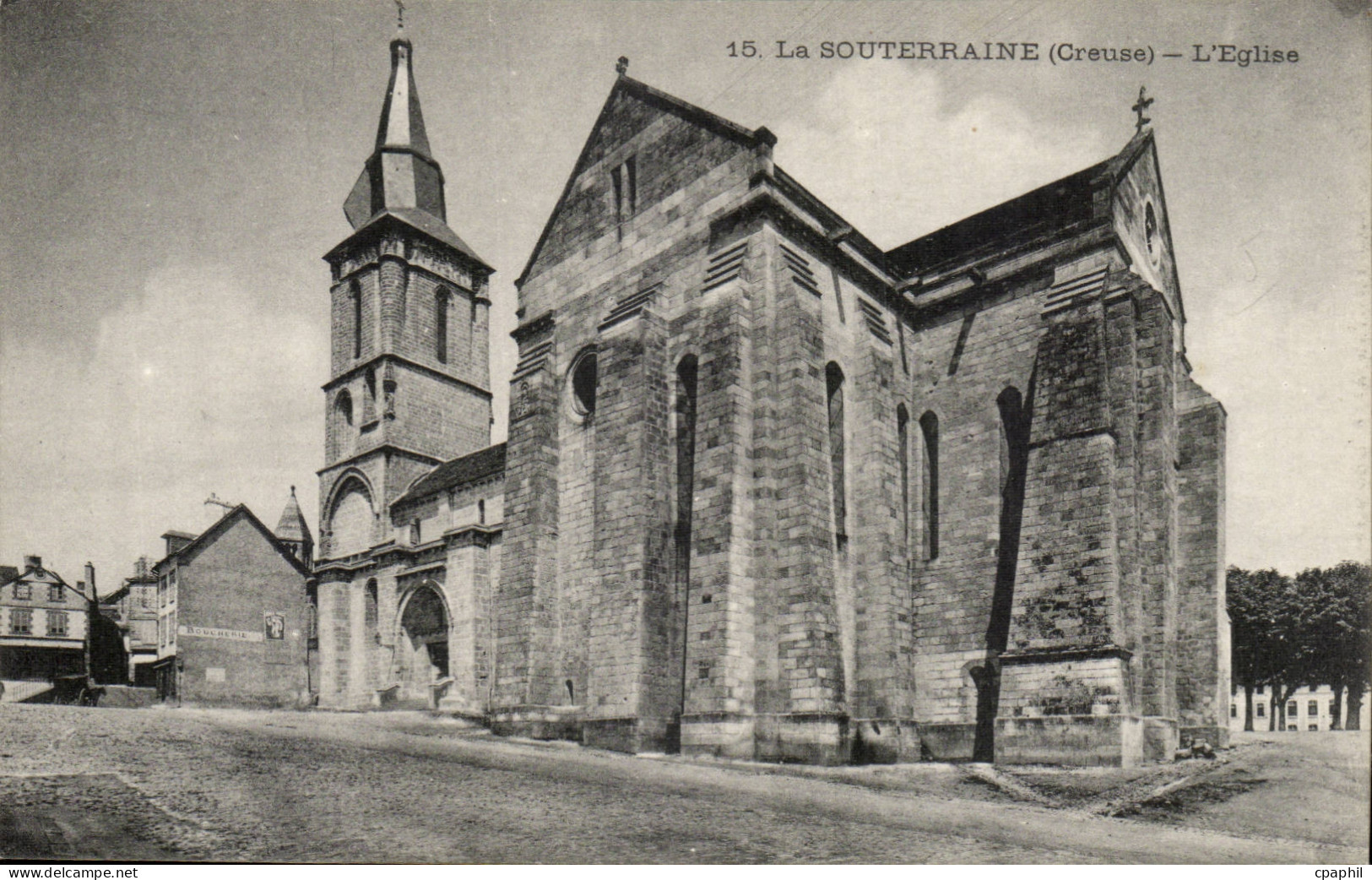 Creuse CPA La Souterraine L'eglise