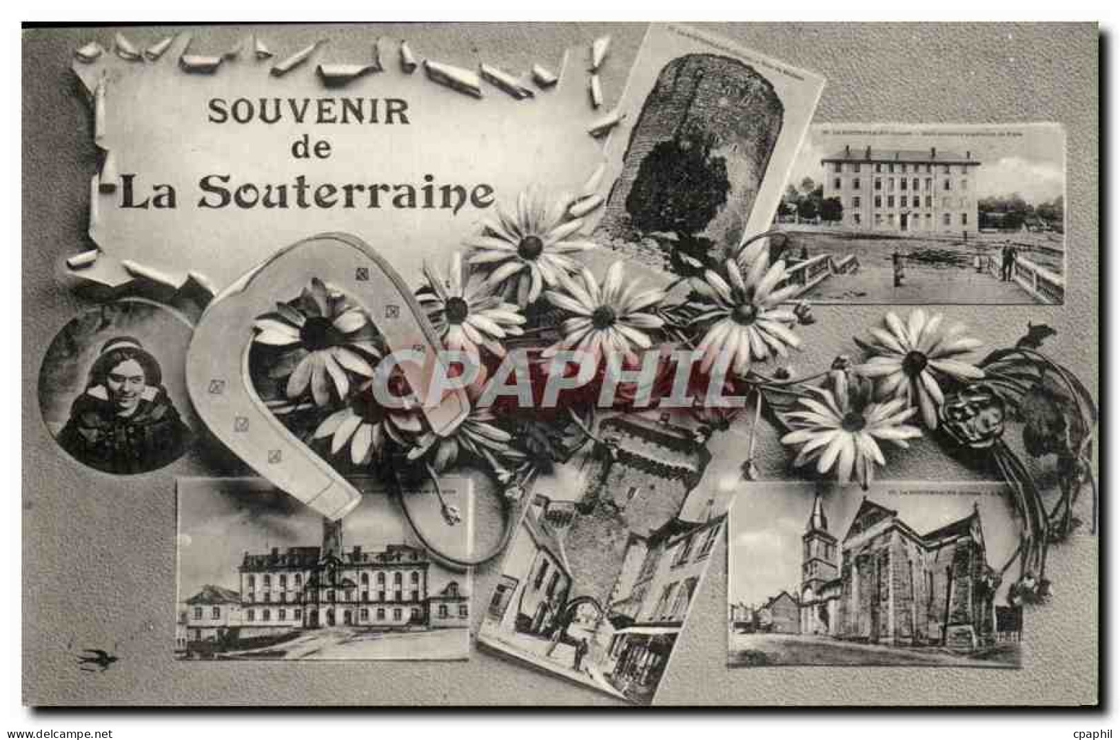 Creuse CPA Souvenir de la Souterraine