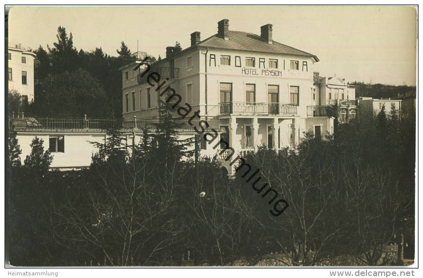 Crikvenica - Hotel Pension Adria - Foto-Ansichtskarte - Foto S. Afanasiev Crkvenica