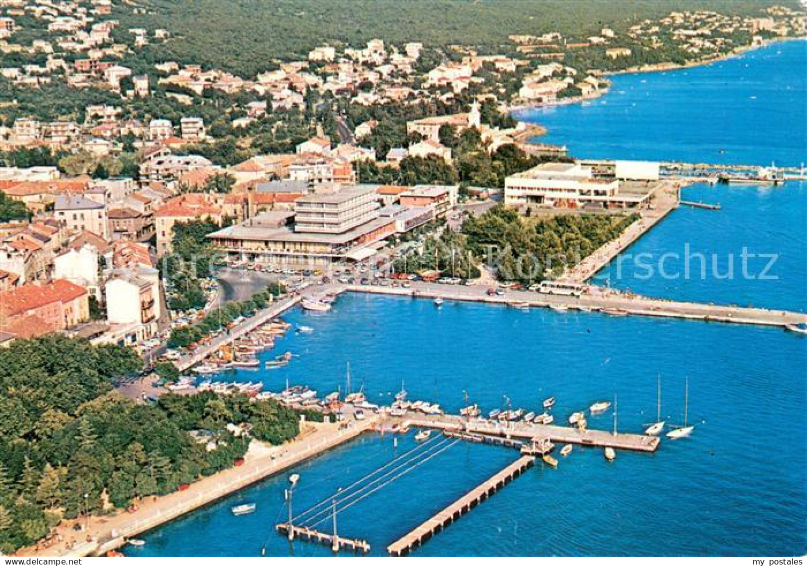 Crikvenica Kroatien Fliegeraufnahme