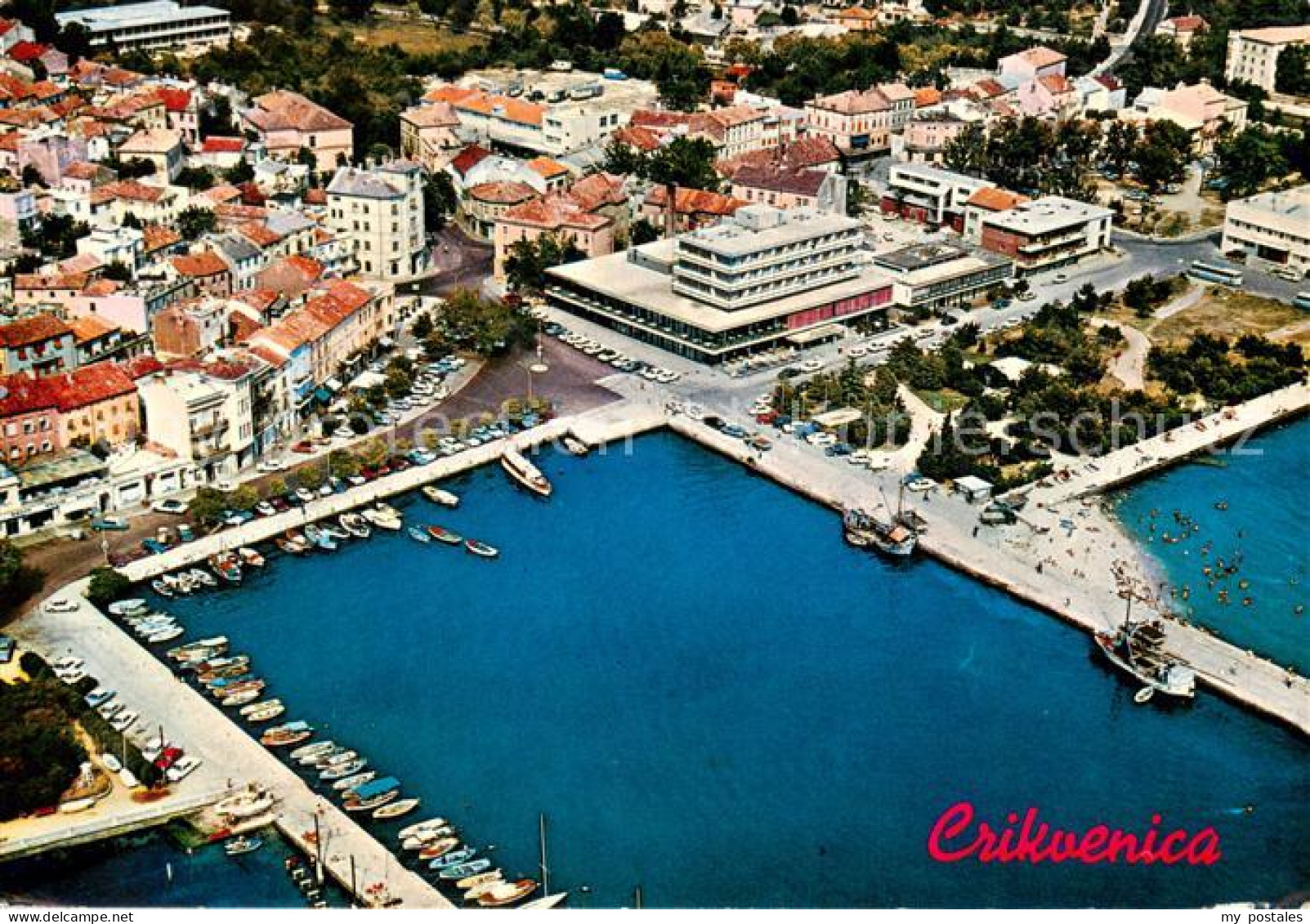 Crikvenica Kroatien Fliegeraufnahme