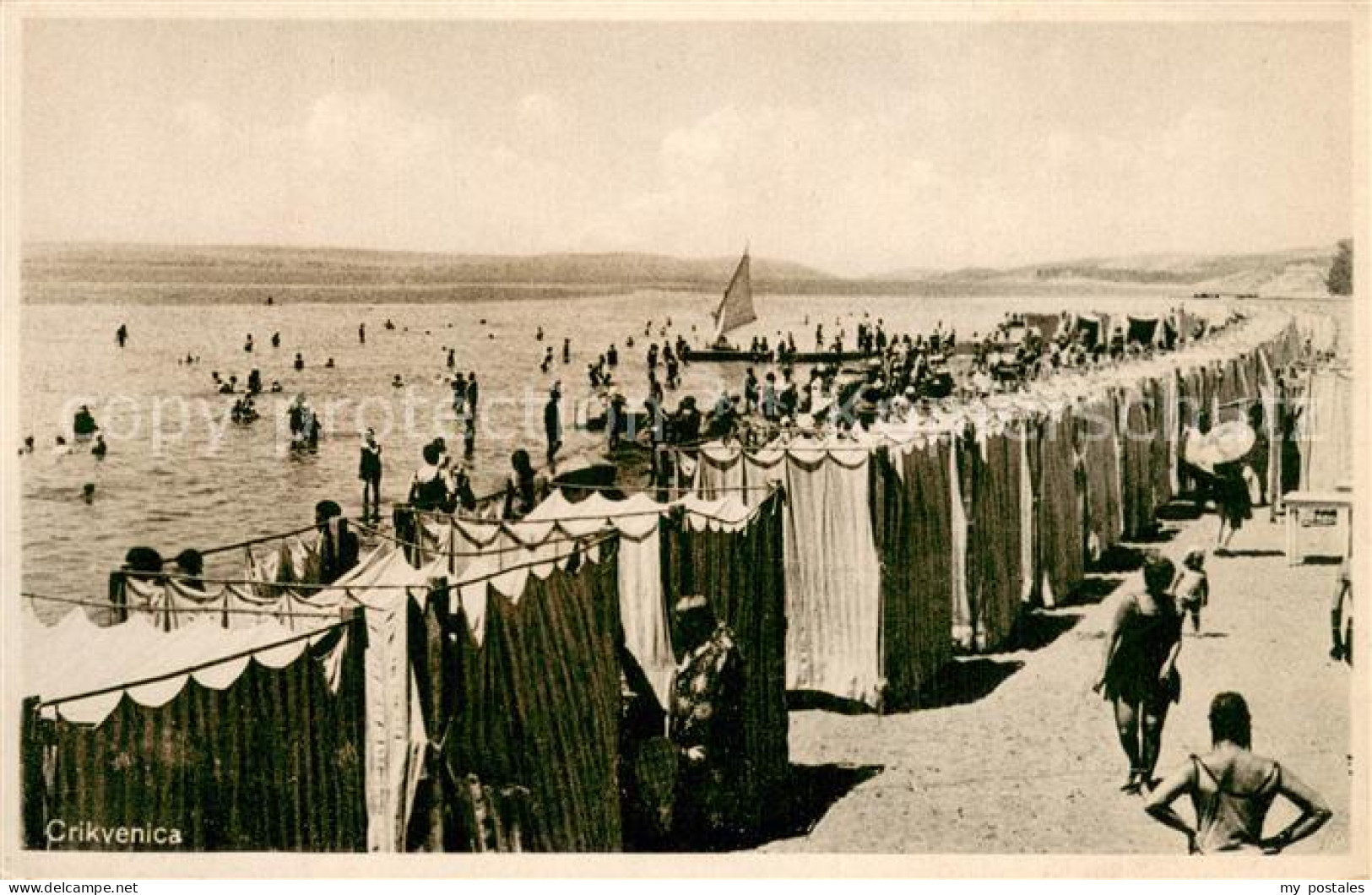 Crikvenica Kroatien Strandpartie