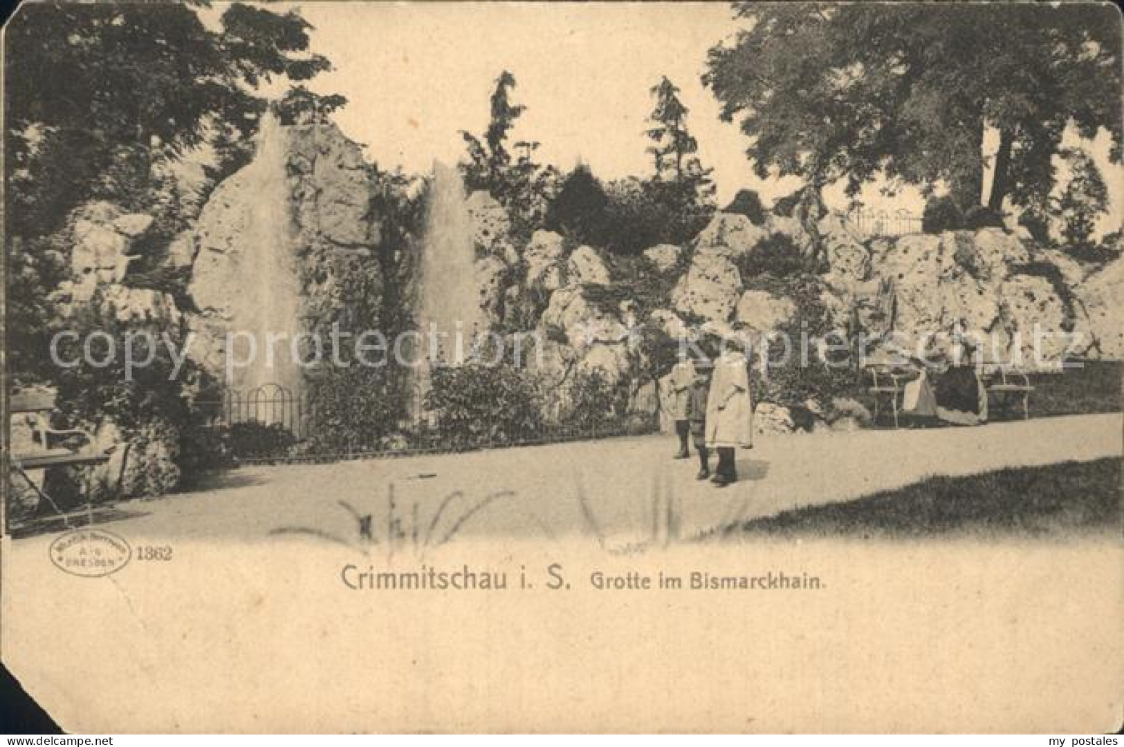 Crimmitschau Grotte im Bismarckhain