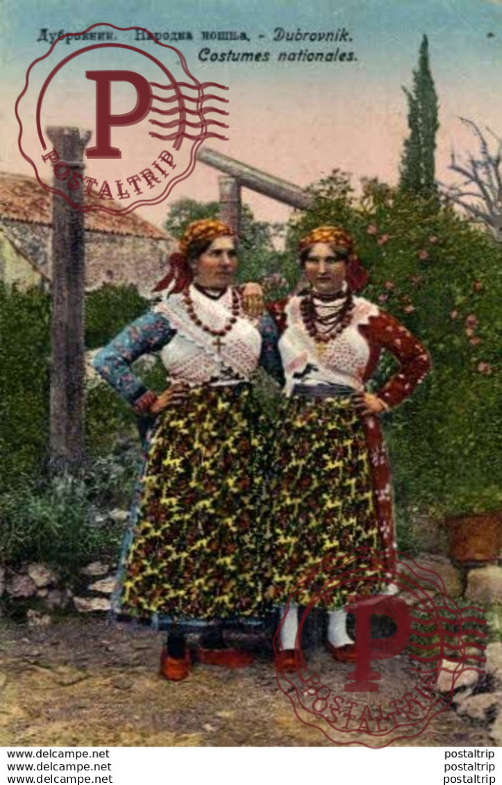 CROACIA // CROATIE. DUBROVNIK. COSTUMES NATIONALES