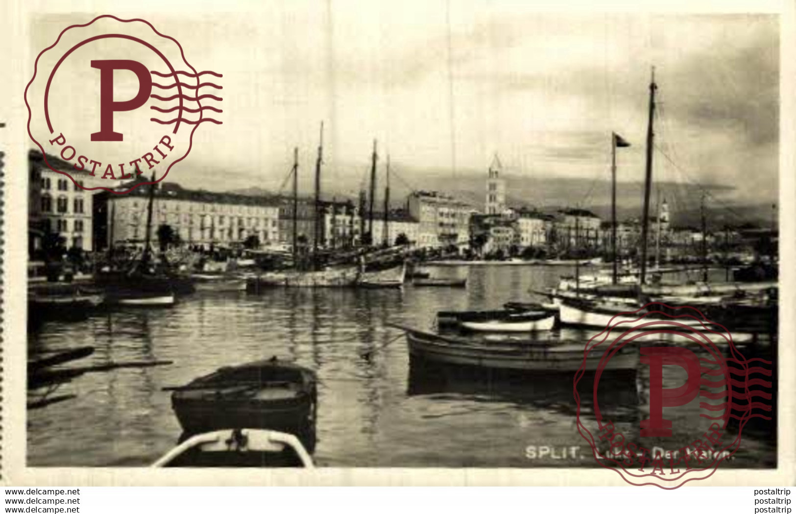 CROACIA // CROATIE. SPLIT LUKA DER HAFEN