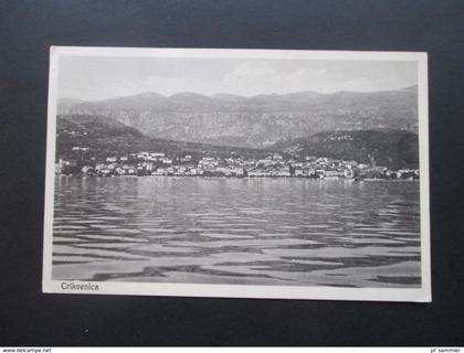 AK Jugoslawien Kroatien 1928 Crikvenica Naklada Kojizare i Papirnice "Liburnija" A. Jaricevic