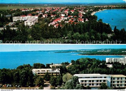Umag Umago Istrien Punta Yugoslavia Fliegeraufnahme