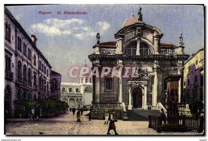 CPA Ragusa St Blasiuskiche Croatie