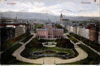 CPA Zagreb Panorama Croatie Croatia