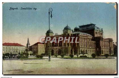 CPA Zagreb Svecilisni Trg Croatie Croatia