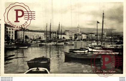 CROACIA // CROATIE. SPLIT LUKA DER HAFEN