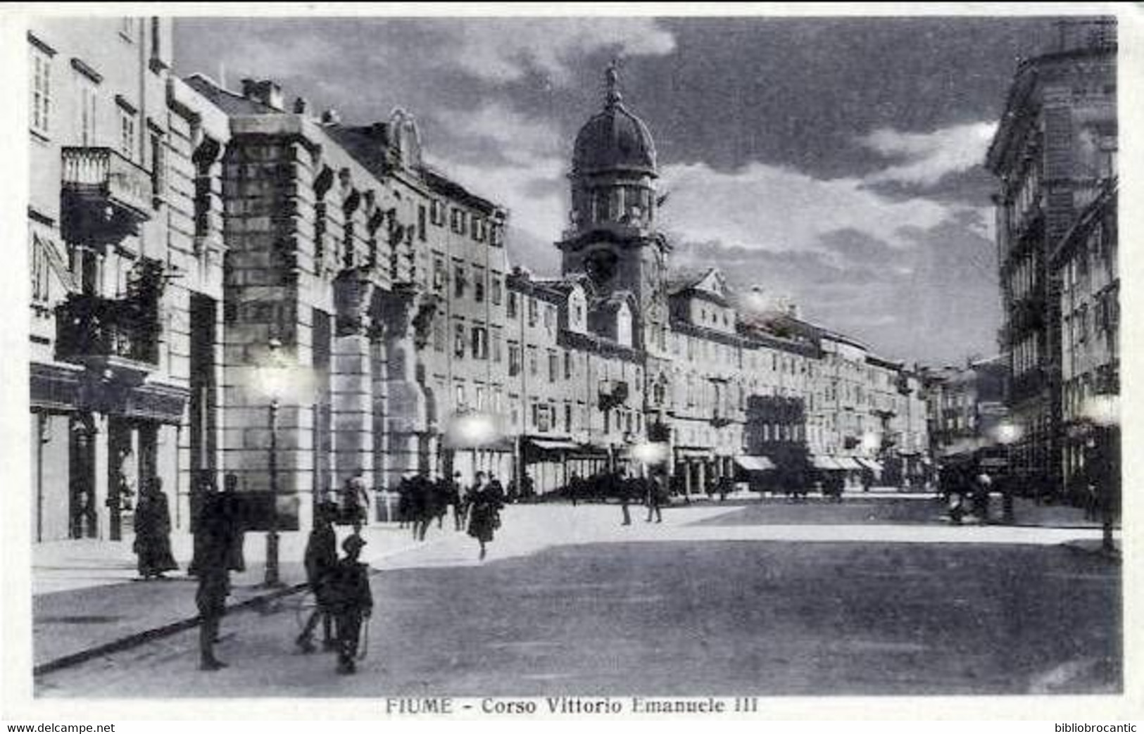 CROATIE - FIUME (SLOBODNA) CORSO VITTORIO EMANUELE III