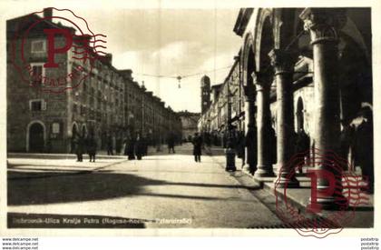 CROACIA // CROATIE. DUBROVNIK ULICA KRALJA PETRA REAL PHOTO