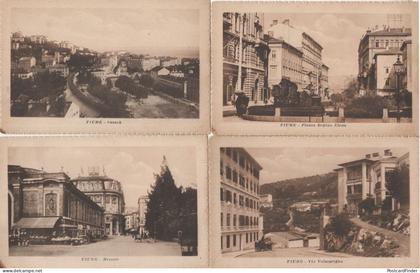 Fiume Via Valscurigna Mercati Sussak 4x Old Croatia Postcard s