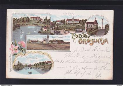 Kroatien Croatia Litho Oroslavje 1899