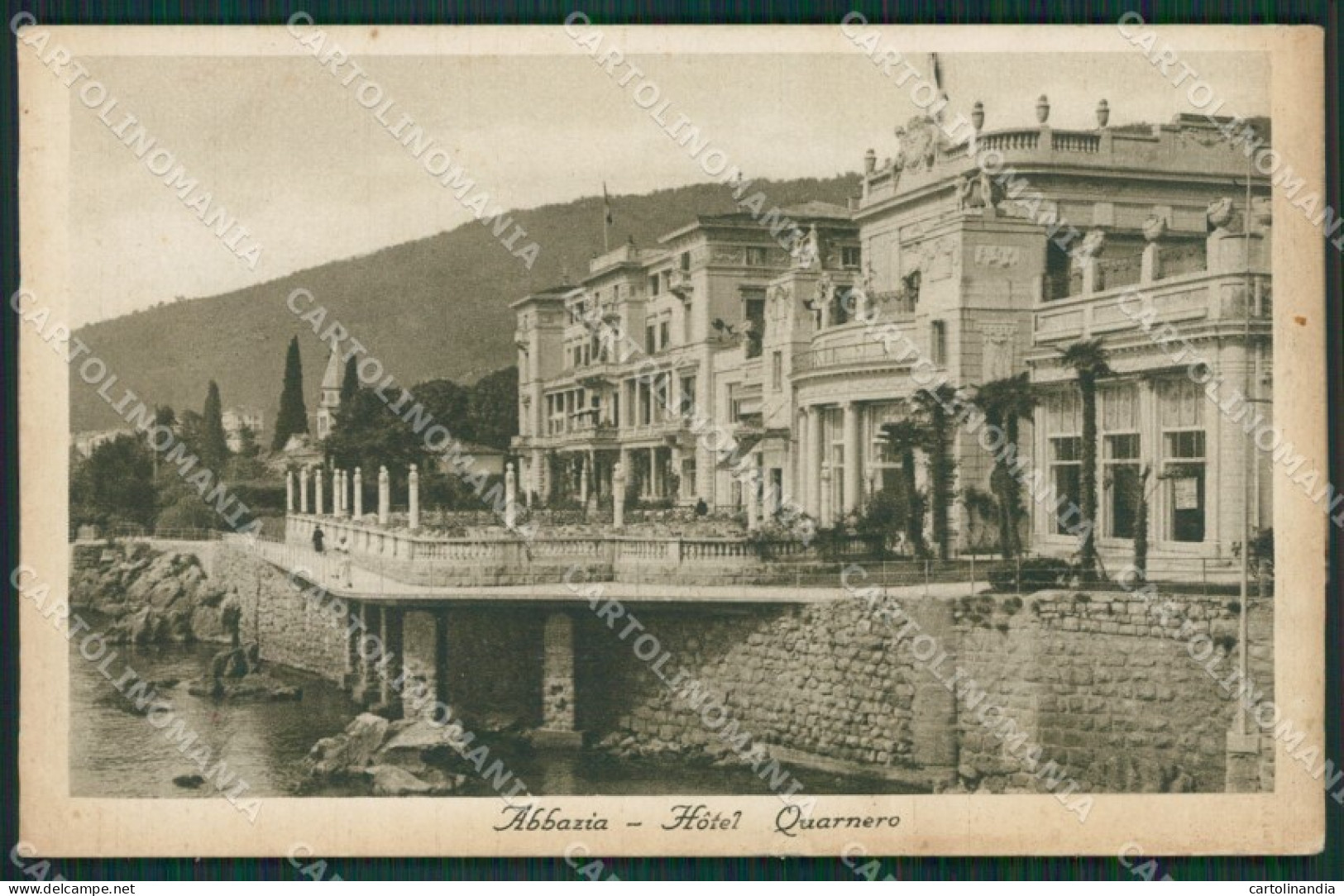 Croazia Abbazia cartolina KV6447