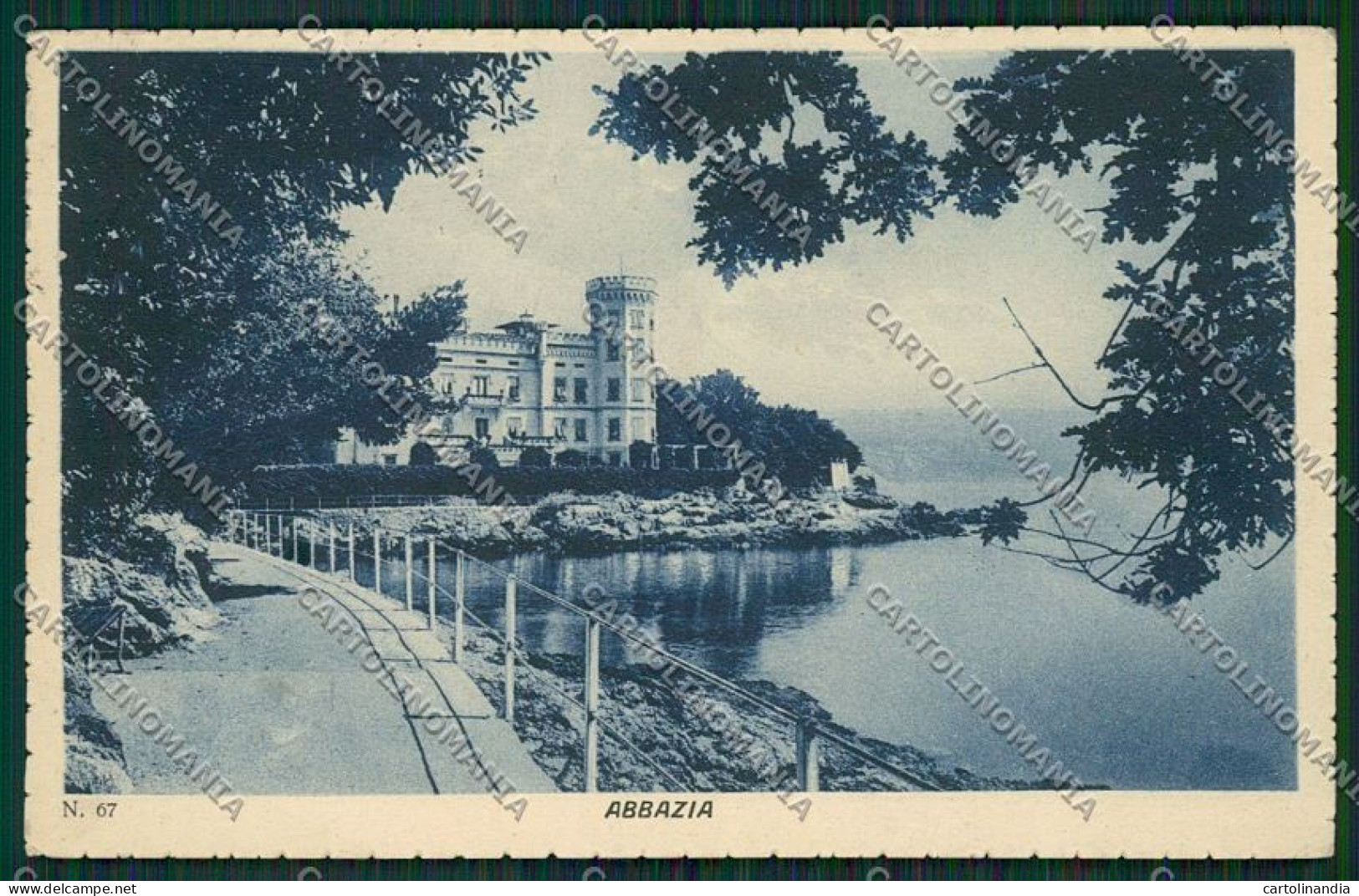 Croazia Abbazia cartolina ZC0997