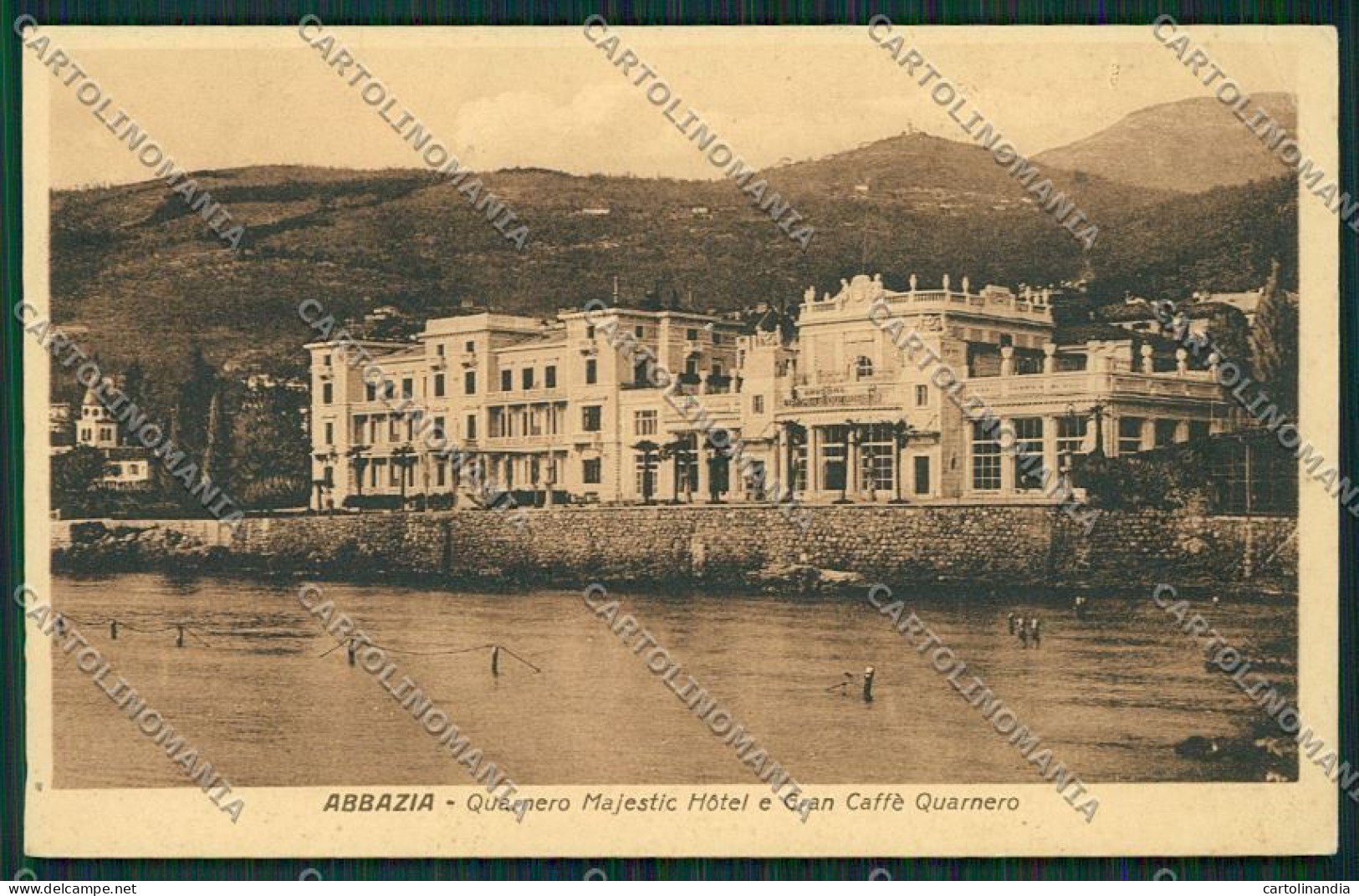 Croazia Abbazia cartolina ZC1016