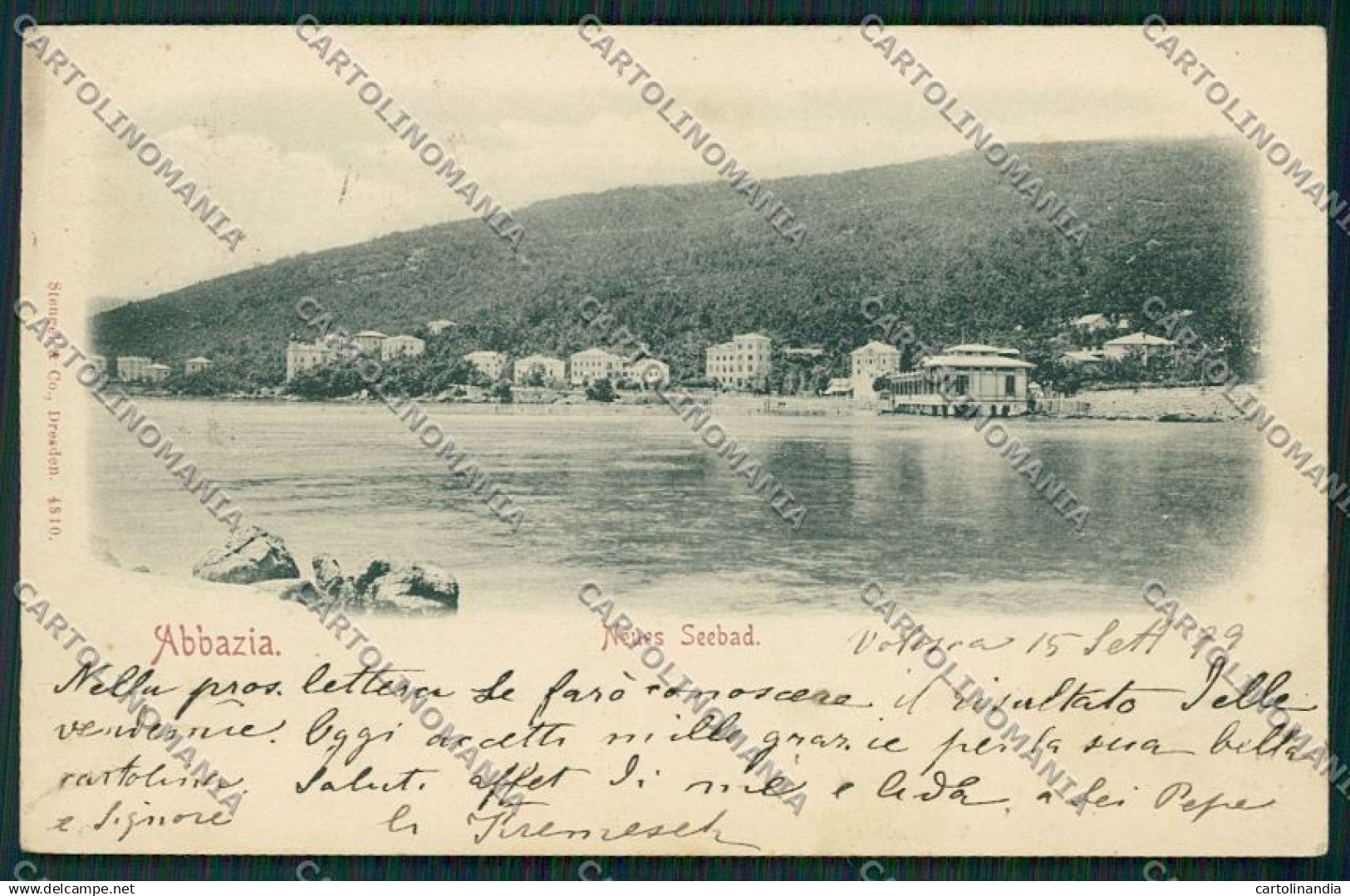 Croazia Abbazia cartolina ZC1066