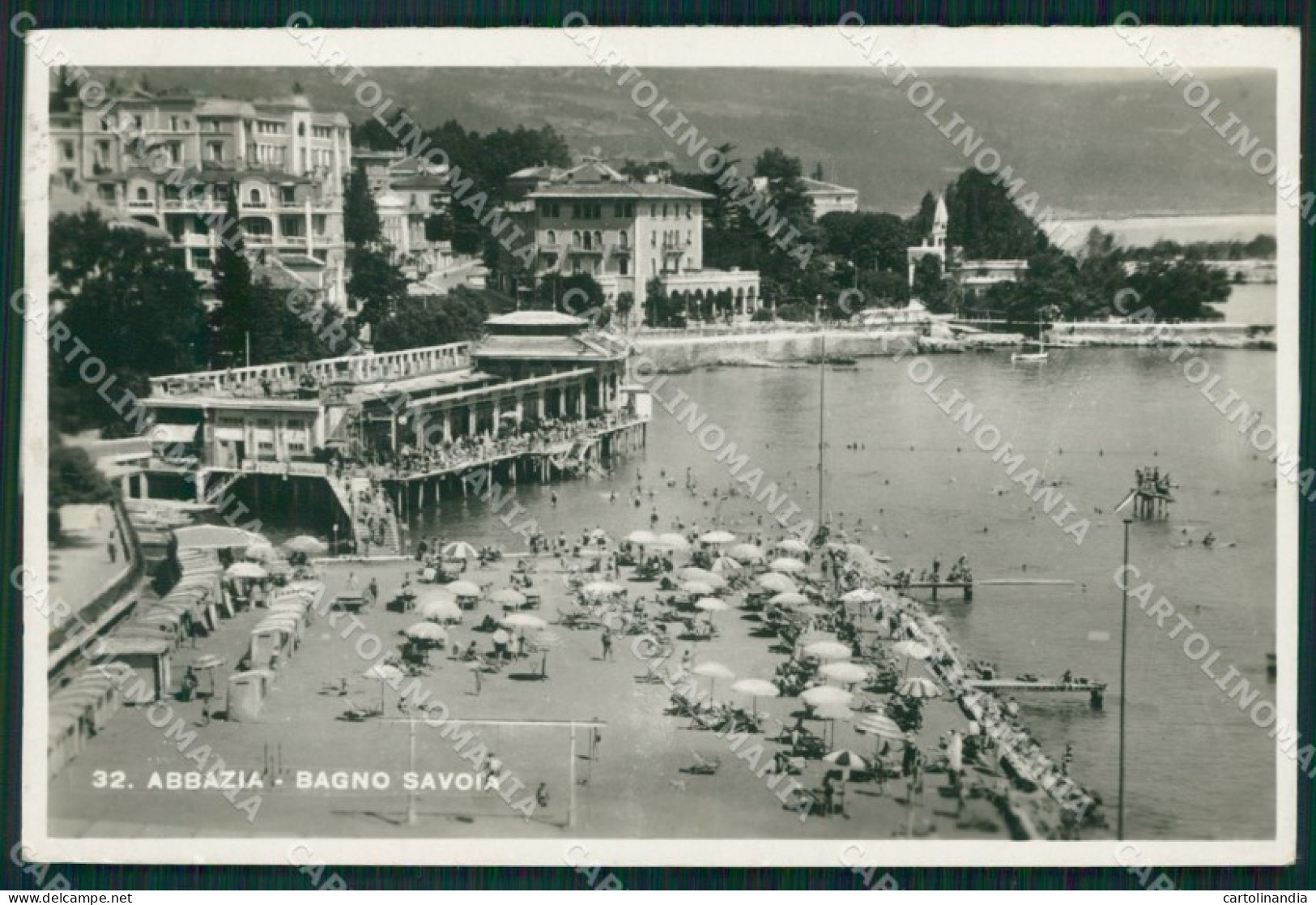 Croazia Abbazia Foto cartolina VK0031