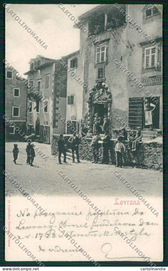 Croazia Croatia Lovrana cartolina EE7724