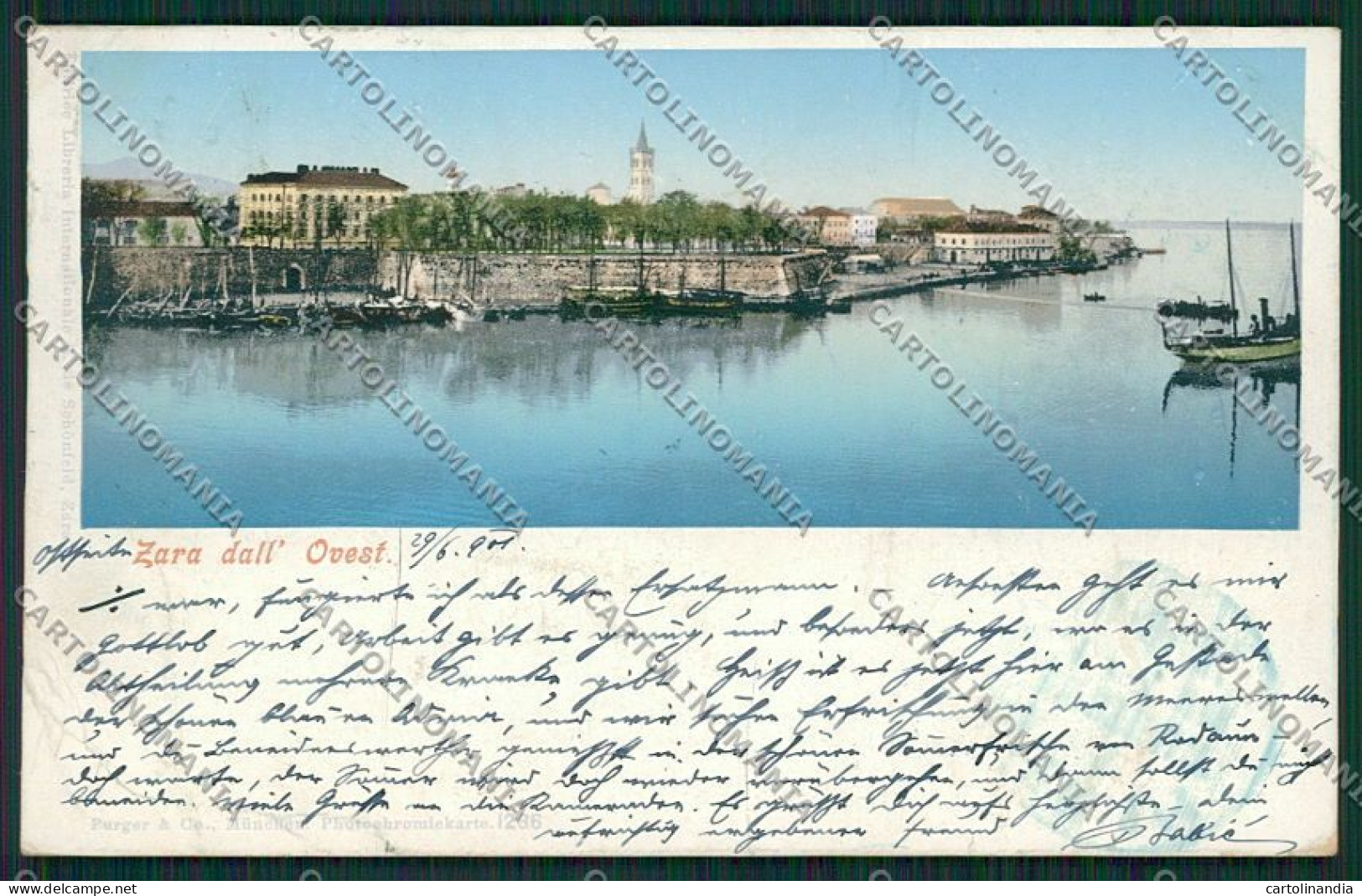 Croazia Croatia Zara cartolina RB5344