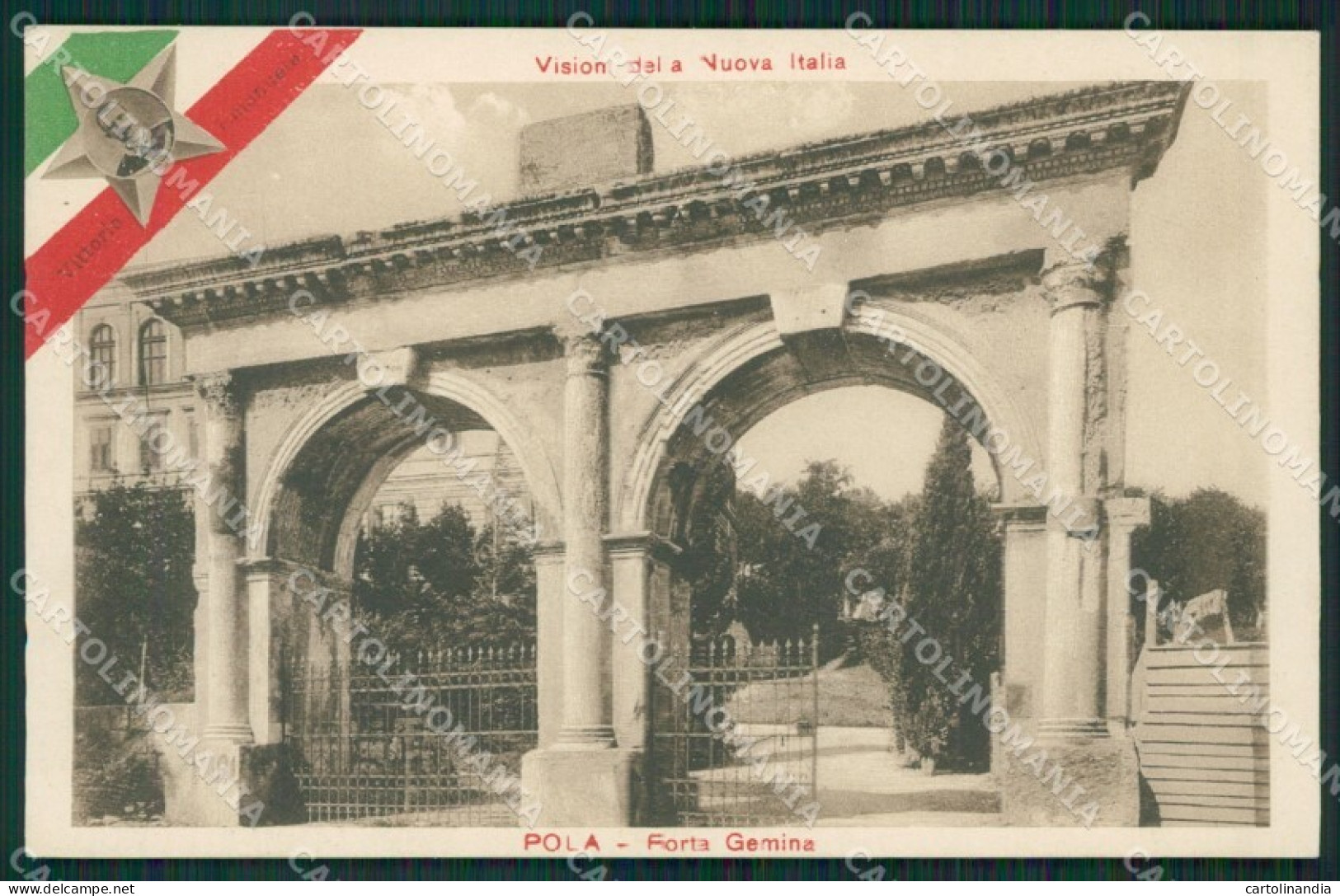 Croazia Pola cartolina KV2935