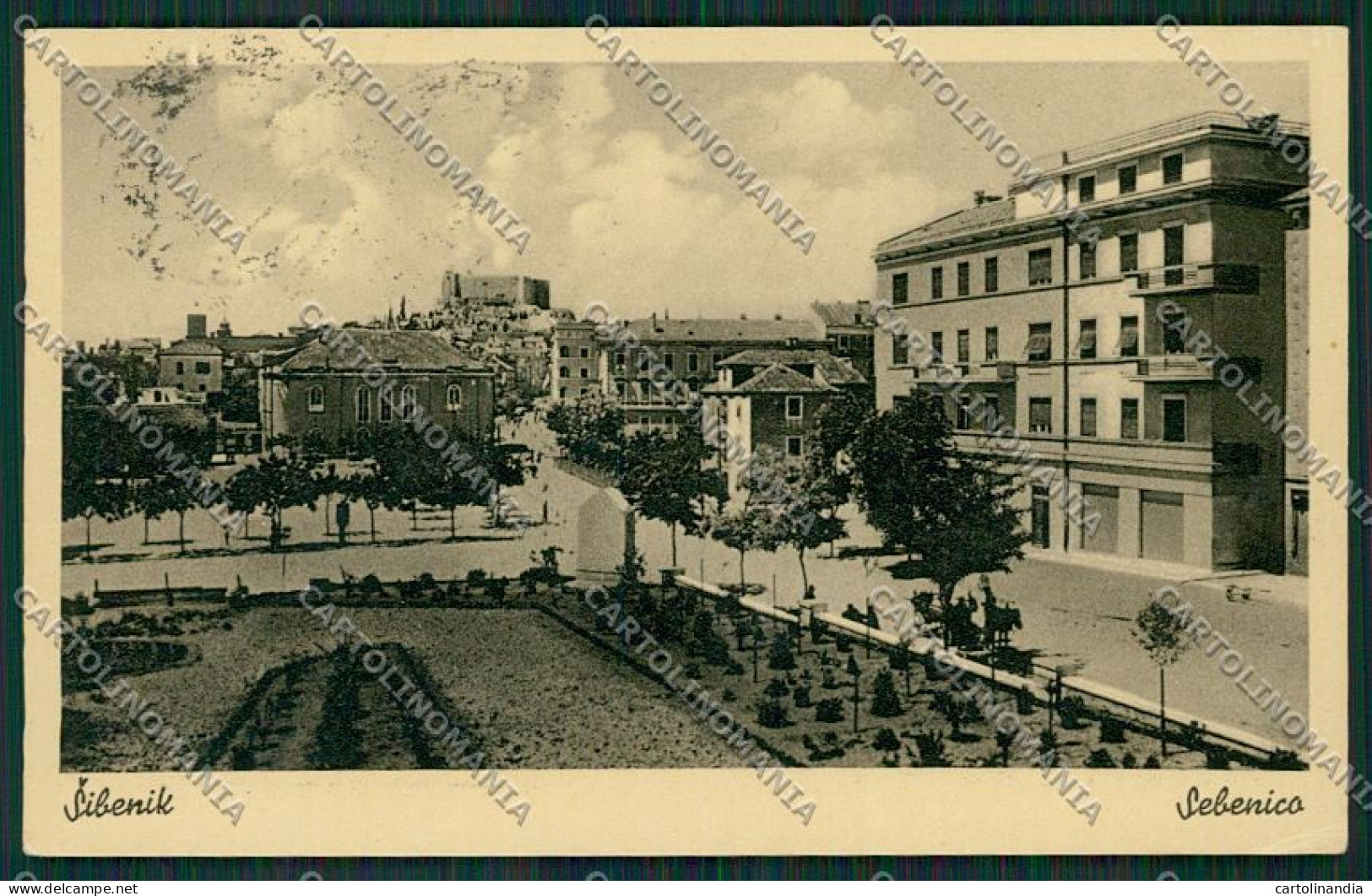Croazia Sebenico cartolina ZC1335