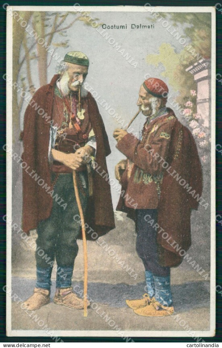 Croazia Zara Costumi cartolina QT4109